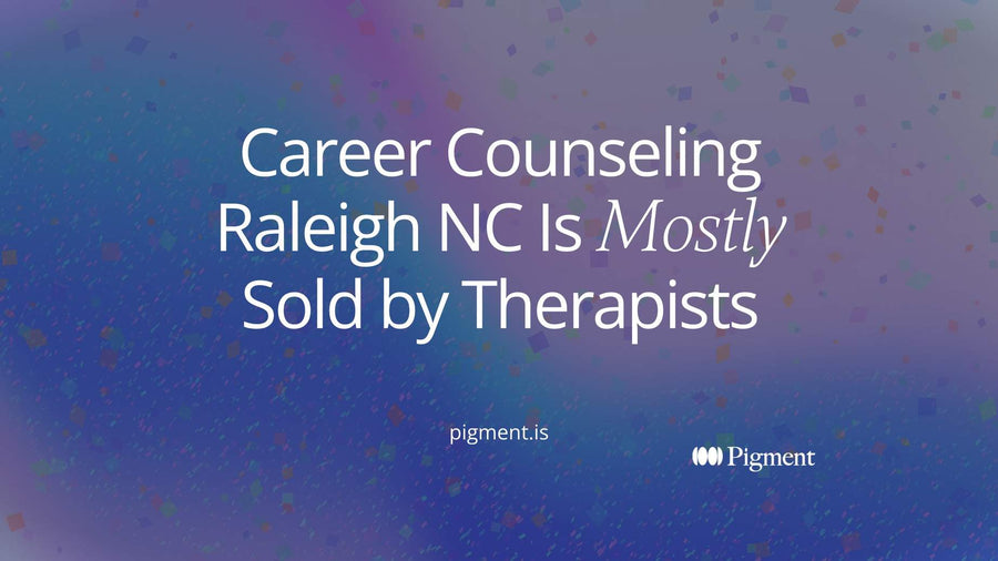 Abstract composition of three doors of different sizes in a row, one larger than the others, standing for the three kinds of career counseling in Raleigh, NC: therapists, coaches, and free county help