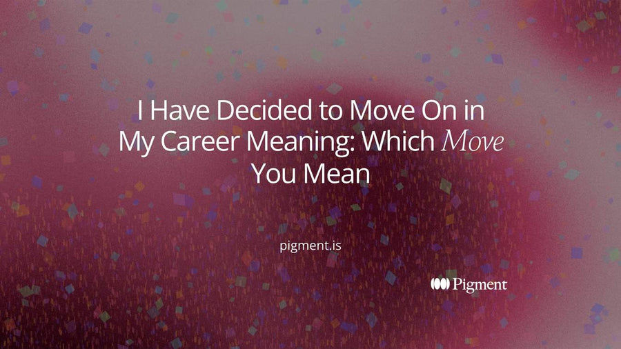 Abstract hero for the I have decided to move on in my career meaning: one path splitting into three soft routes on cream