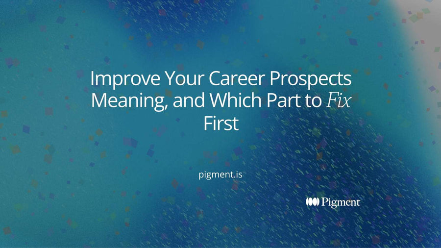 Abstract cover for a guide to the improve your career prospects meaning: four soft shapes in a row, the smallest one lifted on a thin line toward an open arc