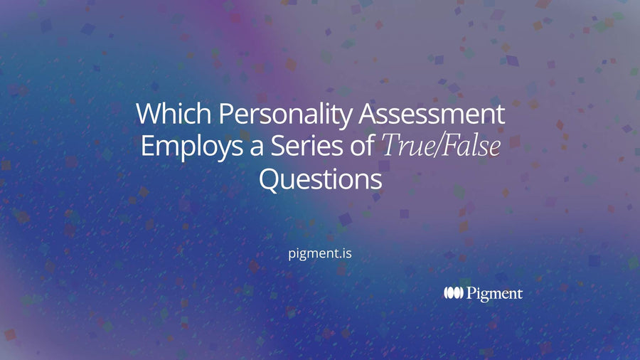 Abstract grid of small marks split into two kinds, standing for the true/false answers on the MMPI personality assessment